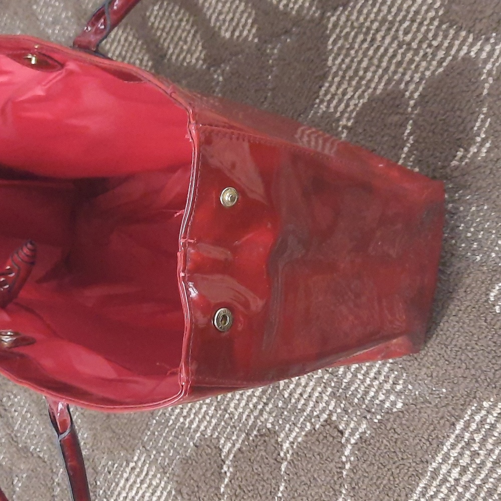 NEW RED HANDBAG - Picture 6 of 9